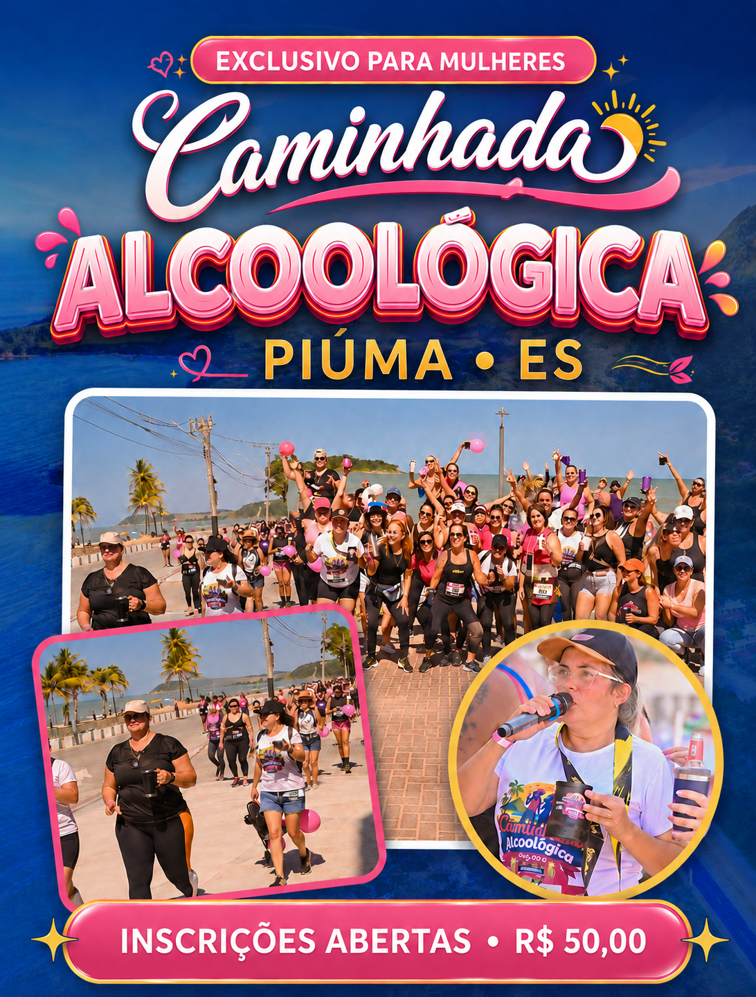 Caminhada Acoológica · ES — exclusivo para mulheres, inscrições abertas por R$ 50,00